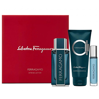 Salvatore Ferragamo - Intense Leather szett I. eau de parfum parfüm uraknak