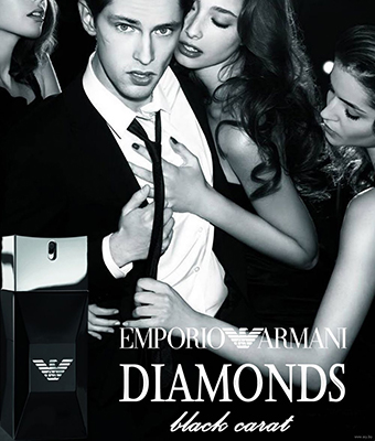 Giorgio Armani - Diamonds Black Carat eau de toilette parfüm uraknak