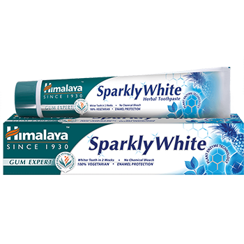 Himalaya Herbals - Sparkly White fogfehérítő gyógynövényes fogkrém parfüm unisex