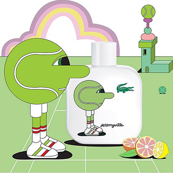 Lacoste - Eau de Lacoste L.12.12. Blanc x Jeremyville eau de toilette parfüm uraknak