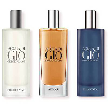 Giorgio Armani - Acqua Di Gio Pour Homme 3 x 15 ml mini szett eau de toilette parfüm uraknak