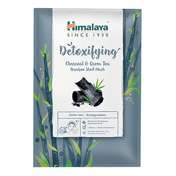 Himalaya Herbals - Méregtelenítő textilmaszk aktív szénnel és zöld teával parfüm unisex
