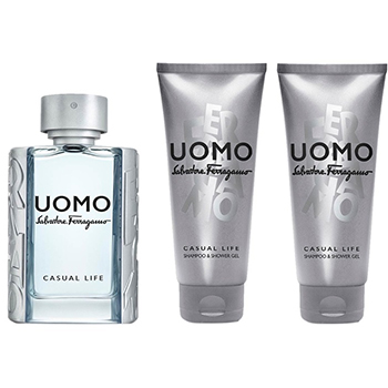 Salvatore Ferragamo - Uomo Casual Life szett II. eau de toilette parfüm uraknak